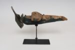 Early 20th Century Folk Art Hand-Carved and Painted Wooden Airplane Weathervane - Image 6