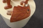 American Folk Art Hand-Carved and Painted Solid Pine Stationary Standing Lion - Image 37