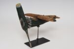 Early 20th Century Folk Art Hand-Carved and Painted Wooden Airplane Weathervane - Image 5