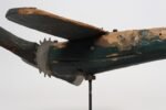 Early 20th Century Folk Art Hand-Carved and Painted Wooden Airplane Weathervane - Image 19