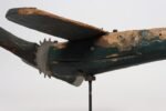 Early 20th Century Folk Art Hand-Carved and Painted Wooden Airplane Weathervane - Image 19