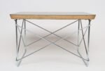 Small Eames for Herman Miller Black Laminate, Plywood, and Chrome LTR SideTable - Image 4