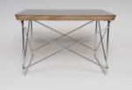 Small Eames for Herman Miller Black Laminate, Plywood, and Chrome LTR SideTable - Image 3