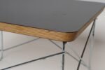 Small Eames for Herman Miller Black Laminate, Plywood, and Chrome LTR SideTable - Image 15