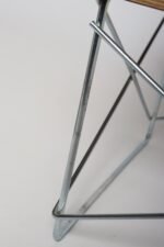 Small Eames for Herman Miller Black Laminate, Plywood, and Chrome LTR SideTable - Image 20