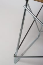 Small Eames for Herman Miller Black Laminate, Plywood, and Chrome LTR SideTable - Image 20