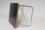 Small Eames for Herman Miller Black Laminate, Plywood, and Chrome LTR SideTable - Image 9