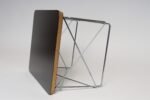 Small Eames for Herman Miller Black Laminate, Plywood, and Chrome LTR SideTable - Image 9