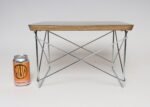 Small Eames for Herman Miller Black Laminate, Plywood, and Chrome LTR SideTable - Image 11
