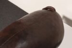 Vintage Leather Pig Footstool by Dimitri Omersa for Abercrombie and Fitch - Image 19