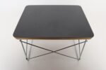 Small Eames for Herman Miller Black Laminate, Plywood, and Chrome LTR SideTable - Image 2