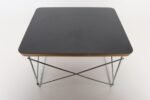 Small Eames for Herman Miller Black Laminate, Plywood, and Chrome LTR SideTable - Image 2