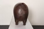 Vintage Leather Pig Footstool by Dimitri Omersa for Abercrombie and Fitch - Image 11