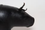 Petite Vintage Hand-Dyed Leather Pig After Dmitiri Omersa - Image 13