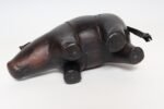 Petite Vintage Hand-Dyed Leather Pig After Dmitiri Omersa - Image 6