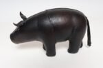 Petite Vintage Hand-Dyed Leather Pig After Dmitiri Omersa - Image 2