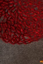 Set of Three Red and Gold Acrylic "T" Tables by Patricia Urquiola for Kartell - Image 18