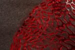 Set of Three Red and Gold Acrylic "T" Tables by Patricia Urquiola for Kartell - Image 21
