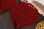 Set of Three Red and Gold Acrylic "T" Tables by Patricia Urquiola for Kartell - Image 23