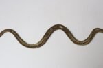 Art Deco Hammered Cast Brass Snake Form Serpentine Sculpture - Image 14