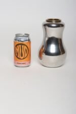 Swedish Art Deco Pewter and Brass Pear Vase by Björn Trägårdh for Svenskt Tenn - Image 5