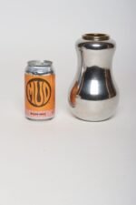 Swedish Art Deco Pewter and Brass Pear Vase by Björn Trägårdh for Svenskt Tenn - Image 5