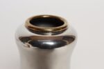 Swedish Art Deco Pewter and Brass Pear Vase by Björn Trägårdh for Svenskt Tenn - Image 6