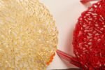 Set of Three Red and Gold Acrylic "T" Tables by Patricia Urquiola for Kartell - Image 17