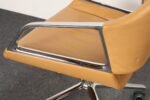 German Leather and Chrome Desk / Conference Chair by Jehs + Laub for Wilkhahn - Image 18