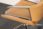 German Leather and Chrome Desk / Conference Chair by Jehs + Laub for Wilkhahn - Image 18