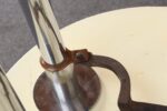 Pair of Art Deco Chrome and Copper Column Form Andirons - Image 18