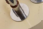Pair of Art Deco Chrome and Copper Column Form Andirons - Image 21