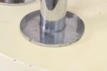 Pair of Art Deco Chrome and Copper Column Form Andirons - Image 23
