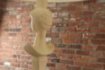 Vintage Figural Resin ‘Tête de Femme’ Caryatid Floor Lamp After Giacometti - Image 18