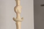 Vintage Figural Resin ‘Tête de Femme’ Caryatid Floor Lamp After Giacometti - Image 14