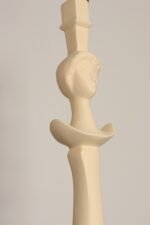 Vintage Figural Resin ‘Tête de Femme’ Caryatid Floor Lamp After Giacometti - Image 16