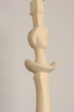 Vintage Figural Resin ‘Tête de Femme’ Caryatid Floor Lamp After Giacometti - Image 16