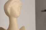 Vintage Figural Resin ‘Tête de Femme’ Caryatid Floor Lamp After Giacometti - Image 15