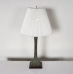 Vintage Verdigris Bronze Columnar Table Lamp by Stewart Ross James for Hansen - Image 2