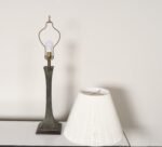 Vintage Verdigris Bronze Columnar Table Lamp by Stewart Ross James for Hansen - Image 9