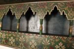 Vintage Moroccan Hand Painted Wall Mounted Three Tiered Spice Shelf / Bracket - Image 14