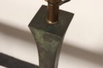 Vintage Verdigris Bronze Columnar Table Lamp by Stewart Ross James for Hansen - Image 16