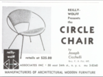 Mid-Century Iron and Bouclé Circle Chair by Joseph Cicchelli for Reilly-Wolff - Image 22