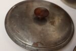 Set of Four Vintage Portuguese Metal and Teak Lidded Graduated Nesting Canisters / Jars by Tagus - Image 27