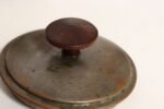 Set of Four Vintage Portuguese Metal and Teak Lidded Graduated Nesting Canisters / Jars by Tagus - Image 25