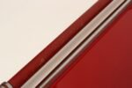 American Art Deco Chrome, Glass, Red Laminate and Painted Wood Tray - Image 22