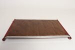 American Art Deco Chrome, Glass, Red Laminate and Painted Wood Tray - Image 12