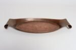 Sculptural Arts and Crafts Copper Gondola Oval Tray Attributed to W.A.S. Benson - Image 7