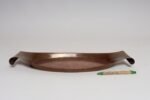 Sculptural Arts and Crafts Copper Gondola Oval Tray Attributed to W.A.S. Benson - Image 11