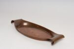Sculptural Arts and Crafts Copper Gondola Oval Tray Attributed to W.A.S. Benson - Image 3